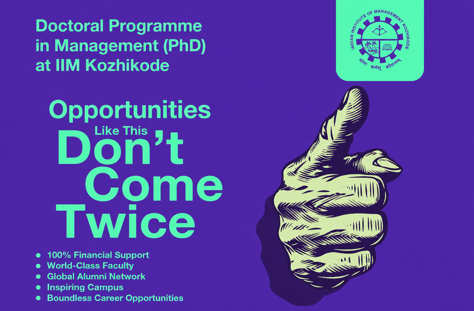 IIM Kozhikode PhD